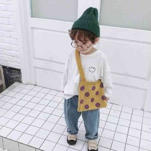 Kids Polkadots Knit Bag